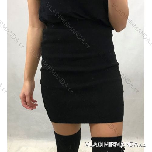 Sukne krátka teplá dámska (uni s/M) TALIANSKÁ MÓDA  IMB20402