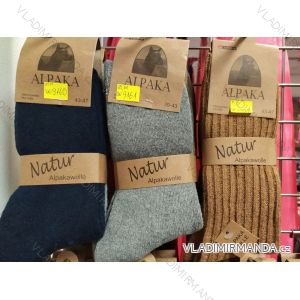 Ponožky teplé alpaka pánske (39-43.43-47) LOOKEN LOK20W9160