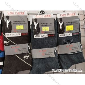 Ponožky bavlnené pánske (39-42,43-46) EMI ROSS ROS20009