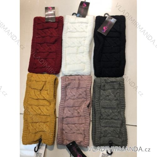 Čelenka pletená zimná dámska (ONE SIZE) ORCHIDEJ ORC20028