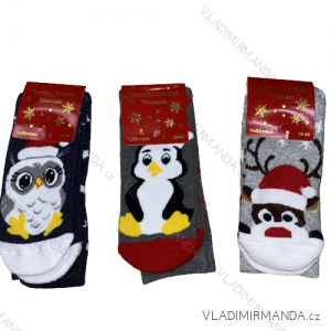 Ponožky teplej termo vianočný motív dámske (35-38,39-42) NEMECKO STAR SOCKS STS21205421
