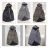 Vesta podzimní dlouhá na zip s kapucí dámská (S/M ONE SIZE) ITALSKÁ MÓDA IMWD20942