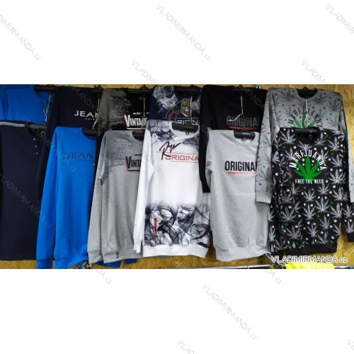 Mikina dlhý rukáv pánska (M-2XL) TURECKÁ MODA YNL20003