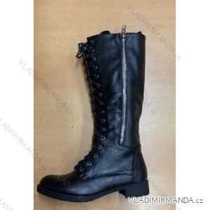 Čižmy vysoké na zips zimné dámske (36-41) WSHOES OBA20029