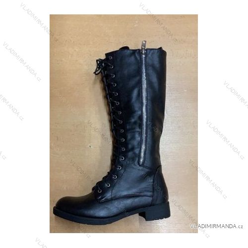 Čižmy vysoké na zips zimné dámske (36-41) WSHOES OBA20029