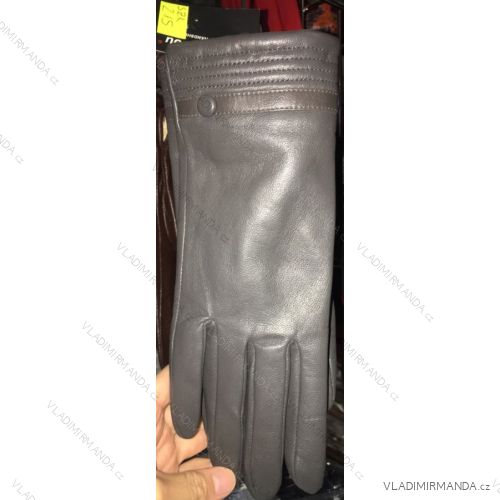 Rukavice kožené zimné prstové dámske (ONE SIZE) Sandru SAN20SZK215