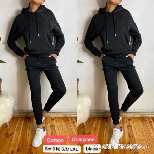 Súprava mikina a tepláky zateplená dámska (SM, L-XL) TURECKÁ MÓDA TMWL20916