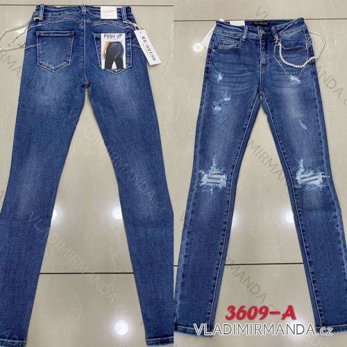 Rifle jeans dlhé push up dámske (XS-XL) RE-DRESS JWA203609-A