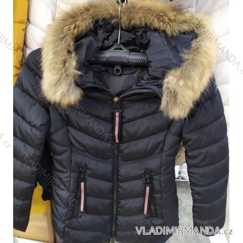 Bunda zimná s kožušinkou dámska (S-2XL) POĽSKÁ MÓDA BLI20001