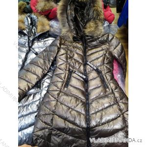 Kabát zimné s kožušinkou dámsky (S-2XL) POĽSKÁ MÓDA BLI20004