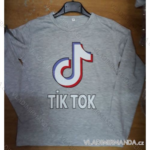 Tričko dlouhý rukáv tik tok dětské dorost dívčí a chlapecké (128-176) TUZZY TURECKO TM220187