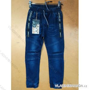 Nohavice jeans detské chlapčenské (98-128) KEYIQI MA820M484