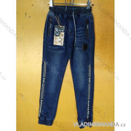 Nohavice jeans detské chlapčenské (98-146) KEYIQI MA820M475
