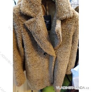 Kabát kožúšok dlhý rukáv dámsky (SL) TALIANSKÁ MÓDA IM820K-6632