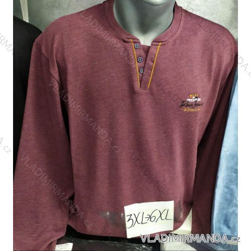 Mikina dlhý rukáv pánska (3XL-6XL) TURECKÁ MODA TMF20006