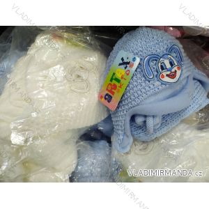 Čiapka šál súprava detská chlapčenská (1-3 roky) POĽSKÁ VÝROBA PV320170