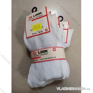 Ponožky klasik bavlnené biele dámske (35-38) LOOKEN LOK202601