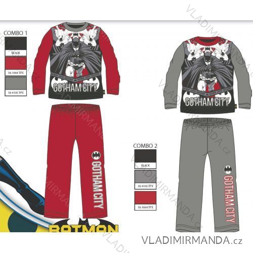 Pyžamo dlhé batman detské Chlapčenské (2-8 rokov) TKL 202187