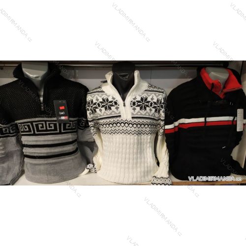 Sveter dlhý rukáv pánsky (M-3XL) TURECKÁ MODA 	TMM20015
