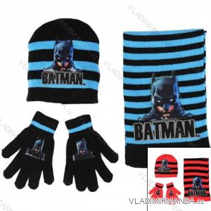 Set šál čepice a rukavice batman detské Chlapčenské (52-54) TKL I13F4062