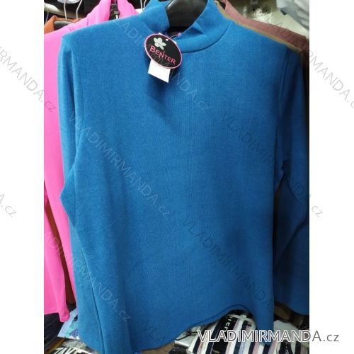 Tričko rolák dlhý rukáv dámske nadrozmerné (L-3XL) BENTER BES2016513