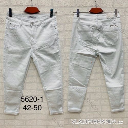 Nohavice dlhé dámske nadrozměr (42-50) JEANS JWA205620-1