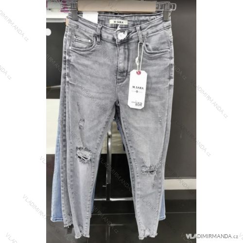 Rifle jeans dlhé dámske (26-32) M.SARA MA520292