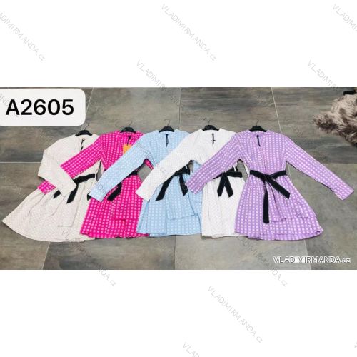 Šaty košeľové dlhý rukáv dámske (S / M ONE SIZE) TALIANSKÁ MÓDA IMM21A2605