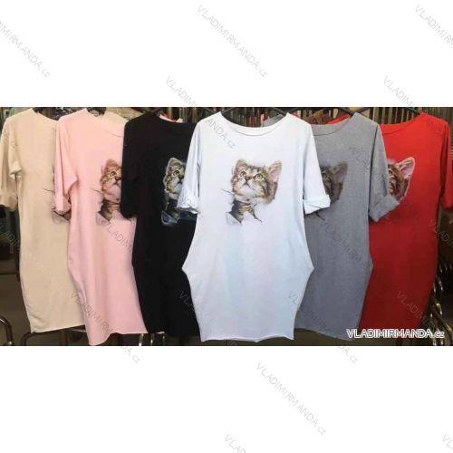 Šaty klasik douhý rukáv (S / M / L ONE SIZE) TALIANSKÁ MÓDA IMM21024