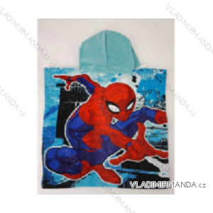 Pončo spider-man bavlnené detské chlapčenské (55x110 cm) SETINO SP-H-PONCHO-108