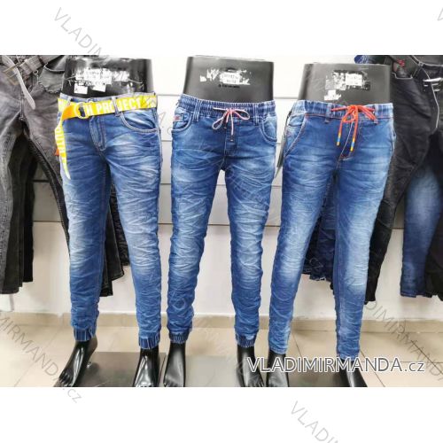 Rifle jeans dlhé pánske (M-3XL / 30-38) JEANS JWA21007