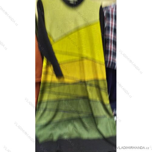 Šaty dlhý rukáv dámske nadrozměr (XL-XXL) TURECKÁ MÓDA TML21003
