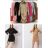 Šaty mikinové dlhý rukáv s kapucňou dámske (S / M ONE SIZE) TALIANSKÁ MÓDA IMWG21033