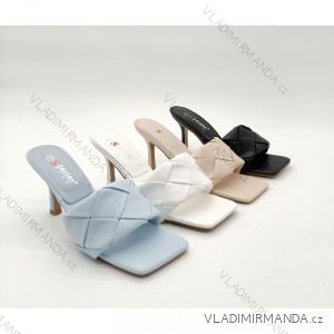Šľapky na podpätku dámske (36-41) SSHOES OBUV OBSS21T368