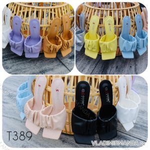 Šľapky na podpätku dámske (36-41) SSHOES OBUV OBSS21T389