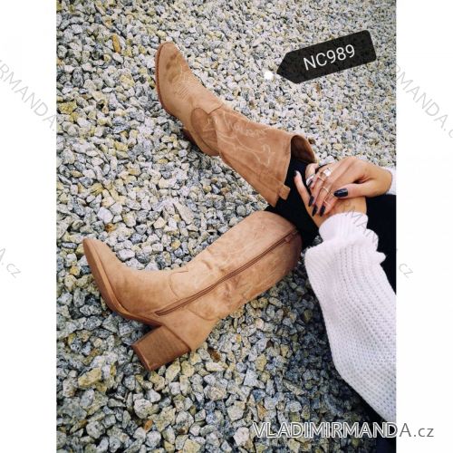 Čižmy vysoké zimné dámske (36-41) SSHOES OBUV OBSS21NC989