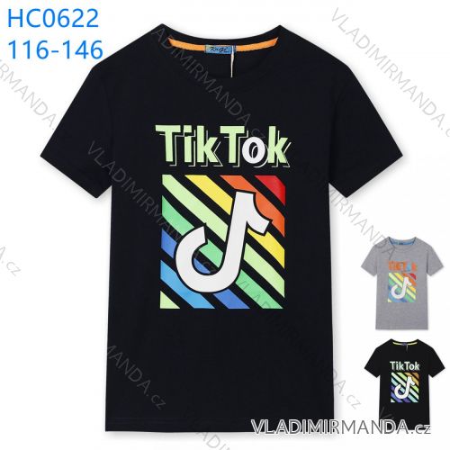 Tričko krátky rukáv detské chlapčenské (116-146) KUGO HC0622