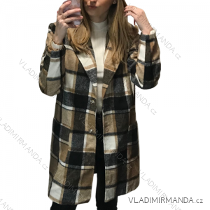 Kabát teplý dlhý rukáv dámska (M / L ONE SIZE) TALIANSKÁ MÓDA IMM21001