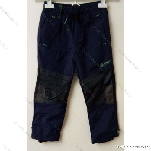 Nohavice šuštiakové zateplené flaušom detské chlapčenské (98-128) GRACE GRA20B-84342/D/52