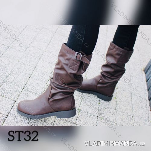 Čižmy vysoké zimné dámske (36-41) SSHOES OBUV OBSS21ST32