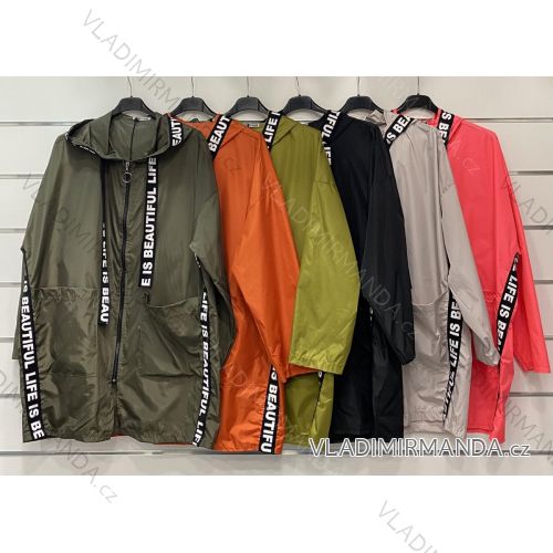 Kabát jarné dámsky (S / M ONE SIZE) TALIANSKÁ MÓDA IMWD21409