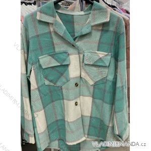 Kabát dlhý rukáv dámsky (S / M ONE SIZE) TALIANSKÁ MÓDA IMM21208