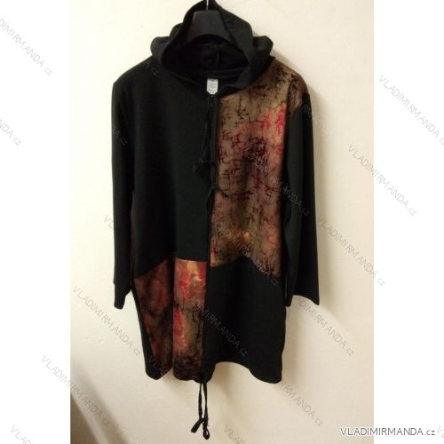 MIKINA S KAPUCÍ DÁMSKÁ  (2xl-5xl) Česká moda CRM21008