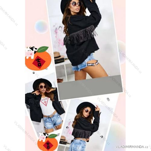 Košeľa dlhý rukáv dámska (S-2XL) TALIANSKÁ MÓDA IMWD21507