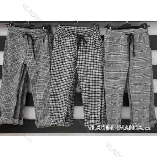 Nohavice dlhé dámske (S-2XL) TALIANSKÁ MÓDA IMWD21526