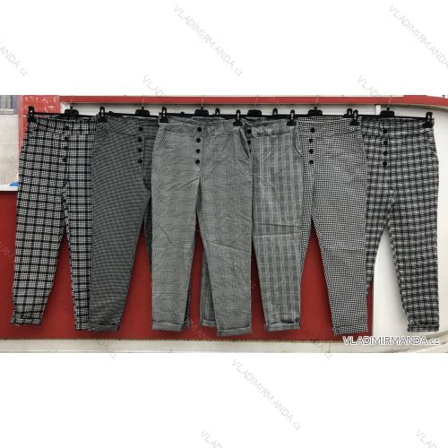 Nohavice elegantné dlhé dámske (S-XL) TALIANSKÁ MÓDA IMWG21057