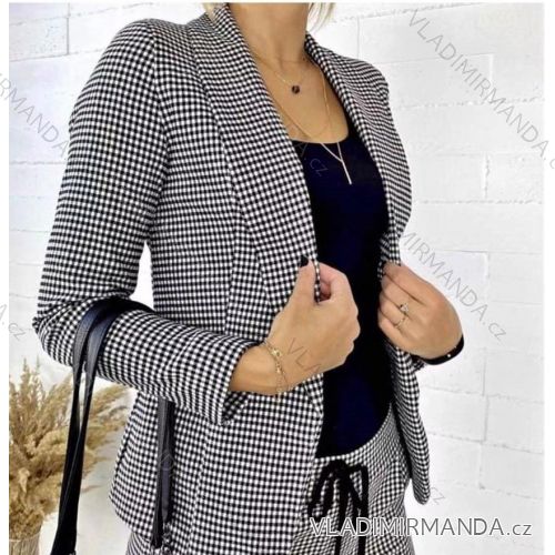 Sako elegantný dlhý rukáv dámske (S-XL) TALIANSKÁ MÓDA IMWG21060