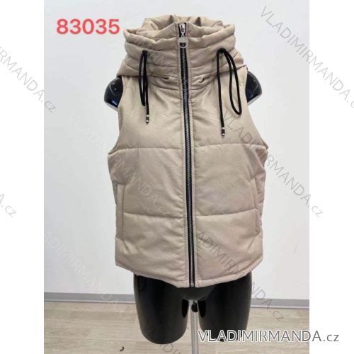 Vesta koženková jarní dámská (S/M one size)  TALIANSKÁ MÓDA IMM2283035