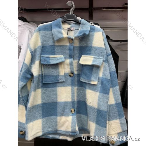 Kabát krátky jarné dlhý rukáv na gombíky dámsky (S / M / L ONE SIZE) TALIANSKÁ MÓDA IM921019