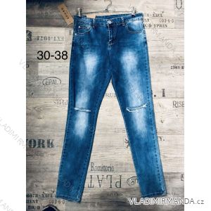 Rifle jeans dlhé dámske nadrozmerné (30-38) Gourde MA621048